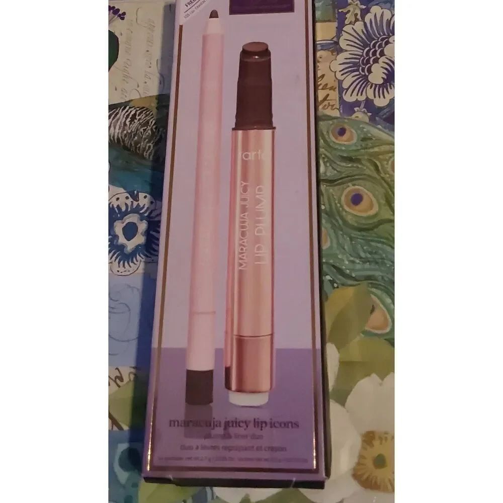NIB~TARTE COSMETICS Marajuca Juicy Lip Plump & Lip Liner Duo in Rich Neutrals